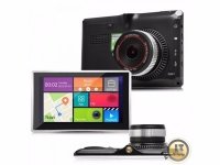 5", HD, ANDROID 4.4 NAVIGACINĖ SISTEMA IHEX-HYBRID + VAIZDO REGISTRATORIUS