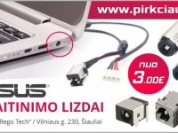 ASUS NEŠIOJAMŲ KOMPIUTERIŲ MAITINIMO LIZDAI NUO 3 EUR, Šiauliuose