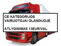 DARBAS OLANDIJOJE CE KATEGORIJOS VAIRUOTOJAMS