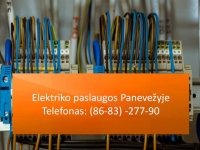 Elektriko paslaugos panevezyje 868327790
