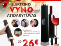 Elektrinis vyno butelio atidarytuvas