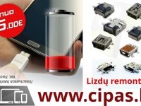 Elektronikos įrenginių lizdų keitimas 5eur