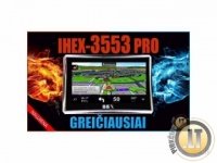 IHEX-3553 PRO NAUJOS KARTOS NAVIGACINĖ SISTEMA AUTOMOBILIAMS