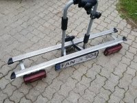 isnuomojamas  automobilinis dviraciu laikiklis 2 dviraciam