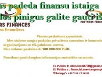 Jums padeda finansu istaiga