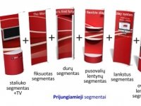 Lankstūs ISOFrame stendai parodoms ir mugėms, prezentacijoms