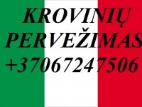 Perkraustymas į Italiją! Perkraustymas iš Italijos ! Tarptautiniai perkraus