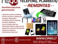 PROFESIONALUS TELEFONŲ, PLANŠETINIŲ KOMPIUTERIŲ REMONTAS