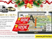 Puiki DOVANA IHEX-7X PRO ir 5X PRO NAVIGACIJA automobiliams ir sunkvežimiam