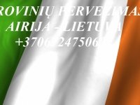 Tarptautiniai perkraustymai Lietuva-AIRIJA-Lietuva. LT-IRL-LT